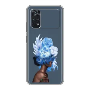 Чехлы (ART) Цветы на Xiaomi POCO M4 Pro 4G (VPrint) (Цветы на голове)