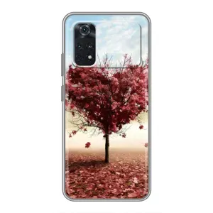 Чехлы для любимой на Поко М4 Про 4G (VPrint) (Дерево сердце)