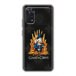 Чехлы для Xiaomi POCO M4 Pro 4G - Скрудж МакДак Louis Vuitton (PREMIUMPrint) (Король денег)