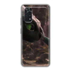 Чехол как приручить дракона на Xiaomi POCO M4 Pro 4G (Сцена с драконом)