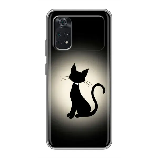 Чохол з принтом «Силует котика» для Xiaomi POCO M4 Pro 4G Чохол з принтом «Силует котика» для Xiaomi POCO M4 Pro 4G