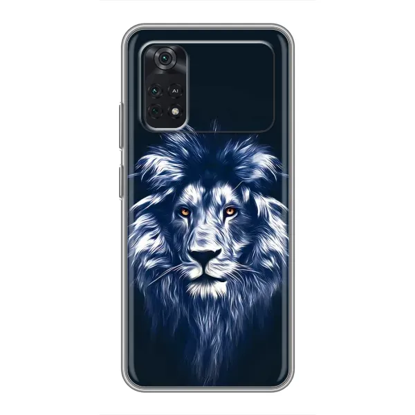 Чохол з принтом «Синій Лев» для Xiaomi POCO M4 Pro 4G Чохол з принтом «Синій Лев» для Xiaomi POCO M4 Pro 4G