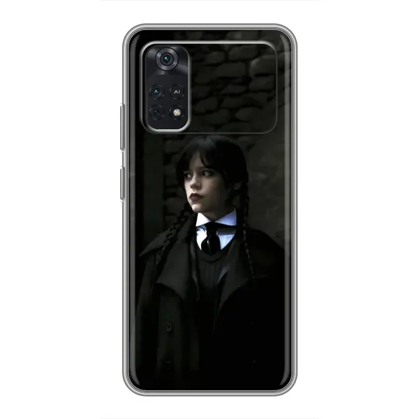 Чехол с принтом «Темный стиль Уэнздей» для Xiaomi POCO M4 Pro 4G