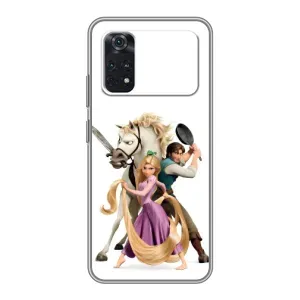 Чехол Рапунцель для Xiaomi POCO M4 Pro 4G (Рапунцель и друзья)