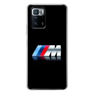 Чехол для Поко X3 GT - с принтом БМВ (AlphaPrint) (AMG)