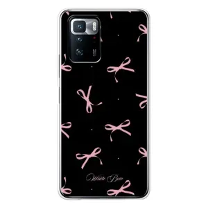 Чохол з бантиками на Сяомі POKO X3 GT (Банти на чорному)