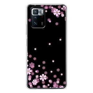 Чохол для Сяомі POKO X3 GT - з принтом (Дизайнерські) (AlphaPrint) (Квіти маленькі)