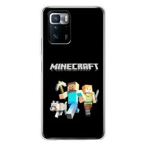 Чохол Майнкрафт на Xiaomi POCO X3 GT (AlphaPrint) Minecraft (герої Minecraft)