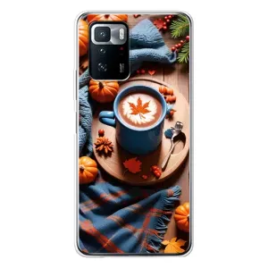 Чехол с принтом «Кофе и тыковки» для Xiaomi POCO X3 GT