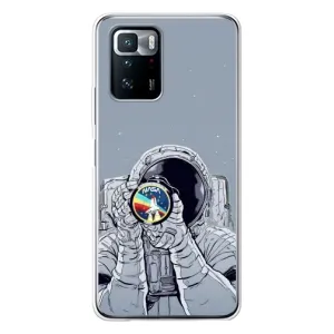 Чехол NASA для Xiaomi POCO X3 GT (AlphaPrint) (Космонавт фото)