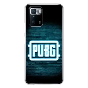 Чехол PUBG для Поко X3 GT (AlphaPrint) (Лого PUBG)