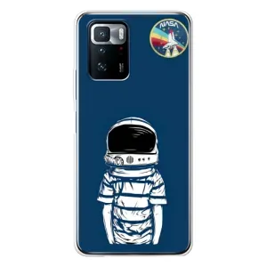 Чехол NASA для Xiaomi POCO X3 GT (AlphaPrint) (Мальчик в шлеме)