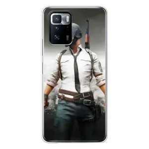 Чехол PUBG для Поко X3 GT (AlphaPrint) (Пабг мен)