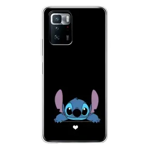 Чехол с принтом Стич на Xiaomi POCO X3 GT (Стич на черном)