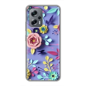 Чехлы с Цветами для Xiaomi POCO X4 GT (VPrint) (Цветочный дизайн)