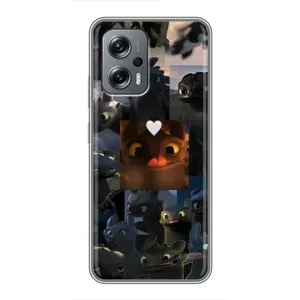 Чохол як приборкати дракона на Xiaomi POCO X4 GT (Дракон колаж)