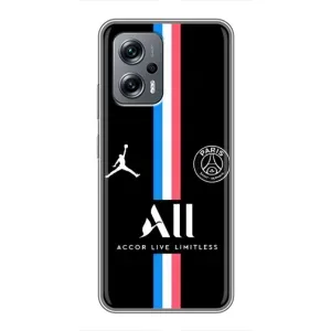 Чохли PSG для Xiaomi POCO X4 GT (AlphaPrint) (футболка ПСЖ)