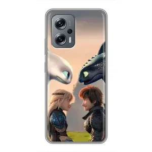 Чохол як приборкати дракона на Xiaomi POCO X4 GT (Гикавка і Астрід)