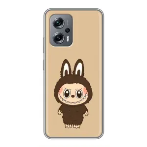 Чохол з Лабубу на Xiaomi POCO X4 GT (Bored Ape в червоному)