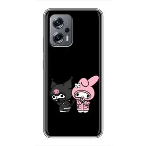 Чехол с кроликом Куроми на Xiaomi POCO X4 GT (Куроми и Мелоди)
