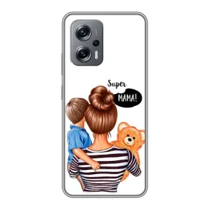 Чохол з друком для Xiaomi POCO X4 GT - (Мама з дитинкою) (AlphaPrint)