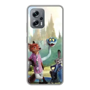Чохол Зоотрополіс на Xiaomi POCO X4 GT (Герої мультфільму Зоотрополіс)