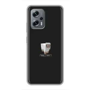 Чохол Майнкрафт на Xiaomi POCO X4 GT (AlphaPrint) Minecraft (Овечка Майнкрафт)