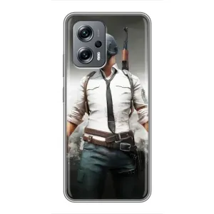 Чехол PUBG для Поко X4 GT (AlphaPrint)