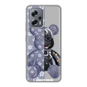 Крутые Чехлы Луи Виттон для Xiaomi POCO X4 GT (AlphaPrint) (Робот Мишка)