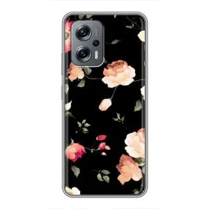 Чехлы с Цветами для Xiaomi POCO X4 GT (VPrint) (Розочки)