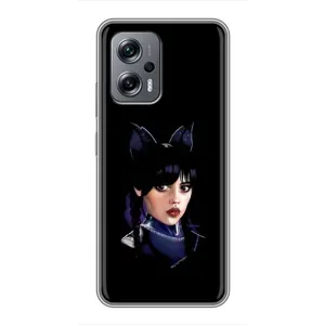 Чохли Венсдей на Xiaomi POCO X4 GT Уенсдей (AlphaPrint) (серйозна Венздей)