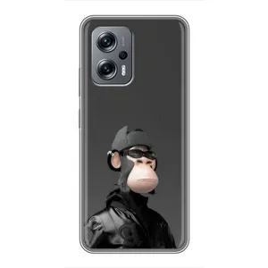 Чехлы с Обезьянами NFT для Xiaomi POCO X4 GT (AlphaPrint) (стильная обезьяна NFT)