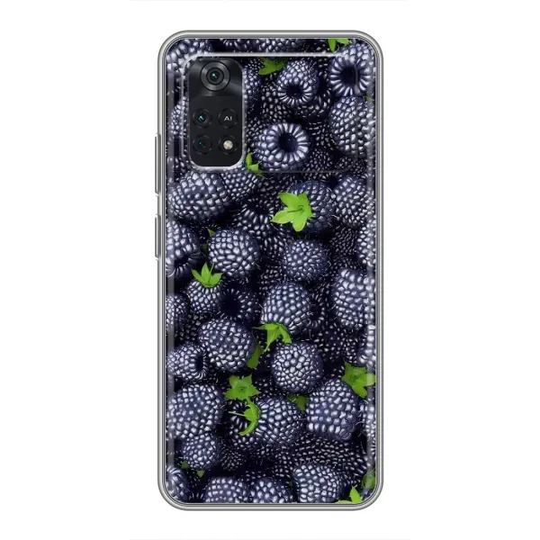 Чехол с принтом «Ежевика» для Xiaomi POCO X4 Pro 5G