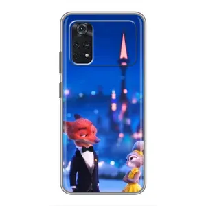Чехол Зоотрополіс на Xiaomi POCO X4 Pro 5G (Романтический вечер Зверополис)
