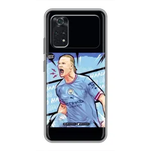 Чохли з футболістом Ерлінг Холанд для Xiaomi POCO X4 Pro 5G (AlphaPrint) (гол Ерлінг Холанд)