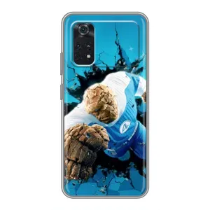 Чехол с принтом Фантастическая четверка для Xiaomi POCO X4 Pro 5G (Существо Фантастическая Четверка)