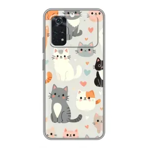 Чохол з малюнком кіт на Xiaomi POCO X4 Pro 5G (Колаж котів)