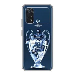 Чехлы для Xiaomi POCO X4 Pro 5G (VPrint) - Футбольные клубы (Кубок ЛЧ)