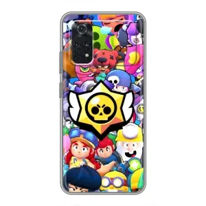 Чехол для Xiaomi POCO X4 Pro 5G Бравл Старс (VPrint)