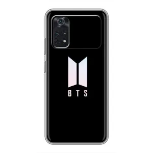 Чохол з принтом «Лого BTS» для Xiaomi POCO X4 Pro 5G