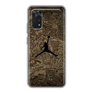 Чехлы для Xiaomi POCO X4 Pro 5G - с картинкой JORDAN (AlphaPrint) (Logo Jordan)