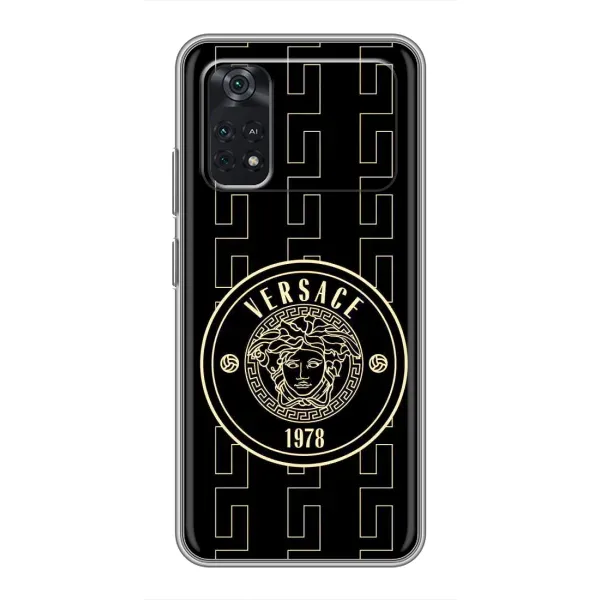 Чехол с принтом «Лого Версаче» для Xiaomi POCO X4 Pro 5G
