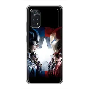 Чехол с принтом «Марвел стайл» для Xiaomi POCO X4 Pro 5G