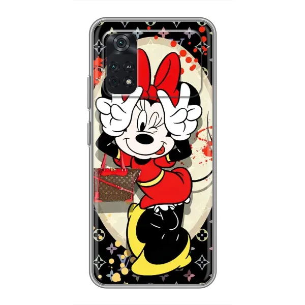 Чехол с принтом «Минни peace» для Xiaomi POCO X4 Pro 5G