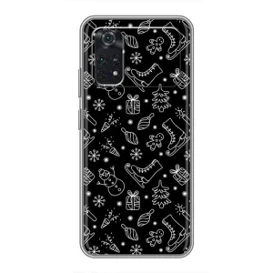 Новорічні, Святкові Чохли для Xiaomi POCO X4 Pro 5G - 2024 год (Новорічний фон)