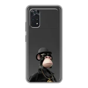 Чехлы с Обезьянами NFT для Xiaomi POCO X4 Pro 5G (AlphaPrint) (Обезьяна NFT)