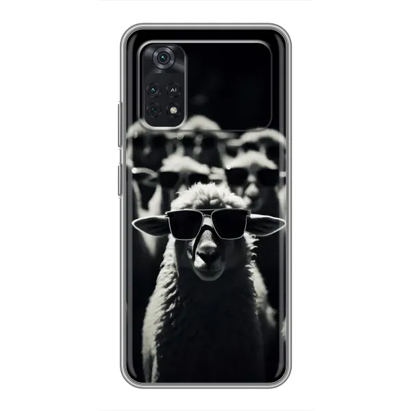 Чехол с принтом «Овечка в очках» для Xiaomi POCO X4 Pro 5G
