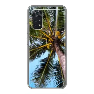 Силиконовый чехол с КАРТИНКАМИ лето для Xiaomi POCO X4 Pro 5G (AlphaPrint) (Пальма)