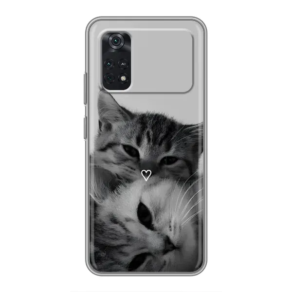 Чохол з принтом «Пара котів» для Xiaomi POCO X4 Pro 5G Чохол з принтом «Пара котів» для Xiaomi POCO X4 Pro 5G