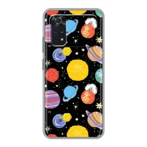 Чехол с принтом «Рисованные планеты» для Xiaomi POCO X4 Pro 5G